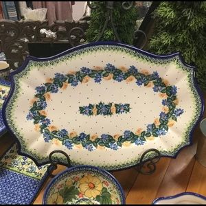 Polish Pottery Platter
